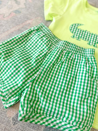 Albert Alligator Shorts Set