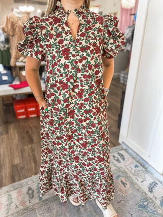 Marigold Manor Midi Dress