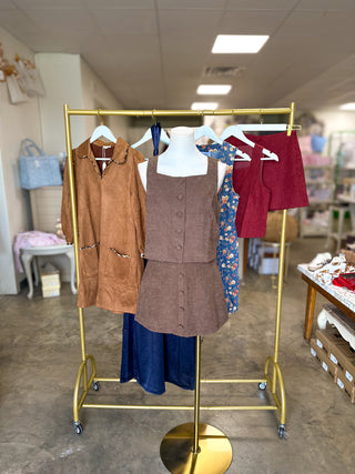 Cocoa Hollis Button Skort Set
