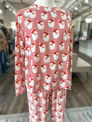 Red Annie Vintage Santa Long Sleeve/Pajama Pants Set