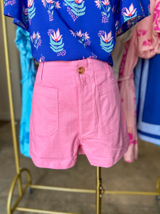Pink Party Pocket Shorts