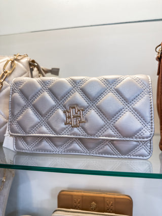 Pearl Brynleigh Diamond Quilted Clutch/Crossbody