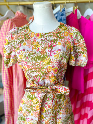 Wildflower Wishes Jacquard Mini Dress