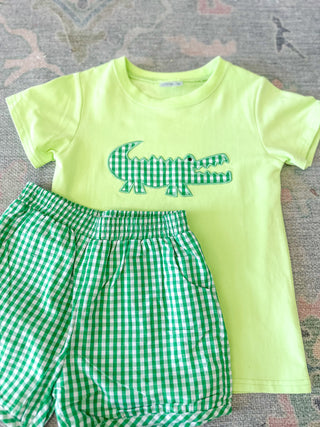 Albert Alligator Shorts Set