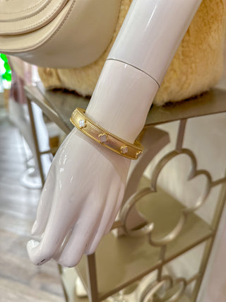 Charlotte Clover Gold Bracelet