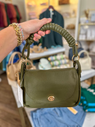 Olive Effie Messenger Satchel Bag