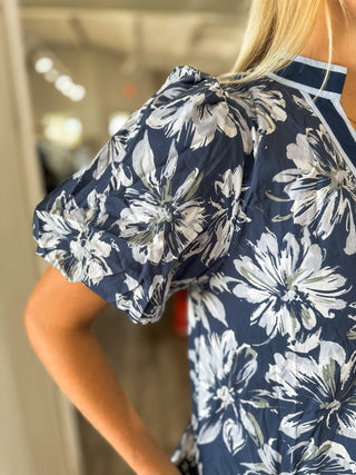The Sloane Petal Trim Dress