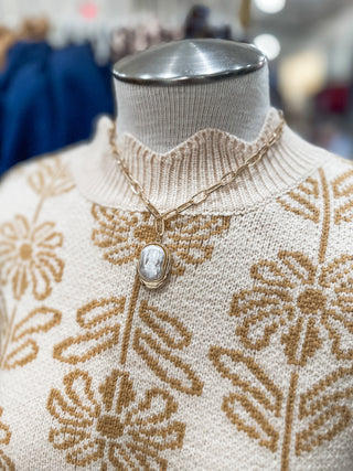 Pearl & Gold Collinsville Pendant Necklace