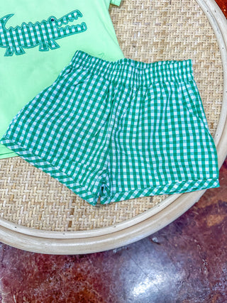 Albert Alligator Shorts Set