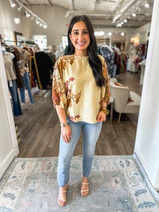 Golden Darling Long Sleeve Blouse