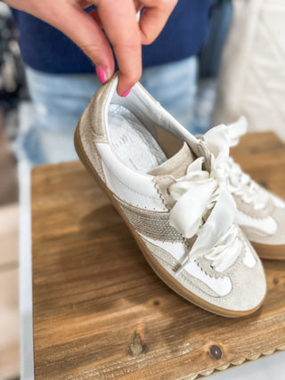 Beige Gold Dixie Darling Sneakers