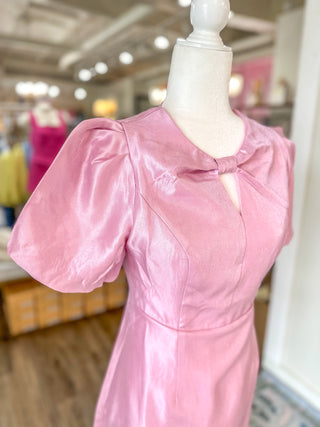 Pink Key To My Heart Mini Dress