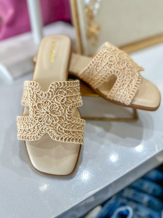Summer Style Raffia Woven Sandal