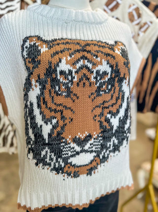 The Tiger Club Sleeveless Sweater