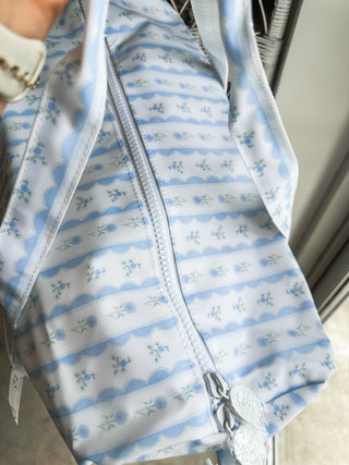 TRVL Blue Ribbon Floral Weekender Duffel Bag