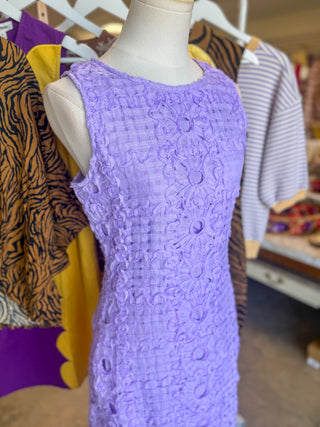 Lavender Pretty in Detail Mini Dress