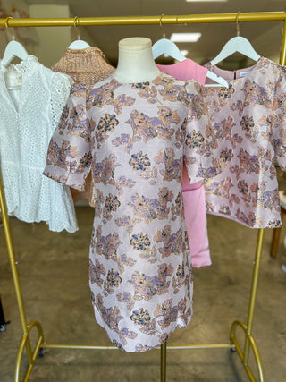 DRESS - Thea Jacquard Mini Dress