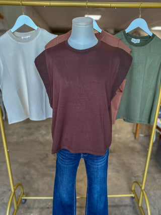 The Brown Simple & Styled Top