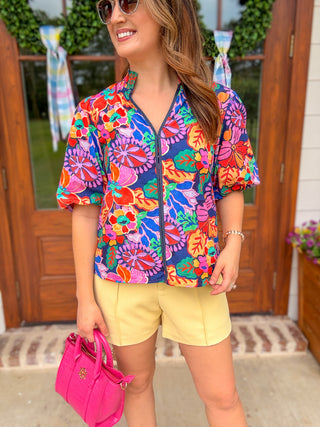 Tropical Escape Floral Top
