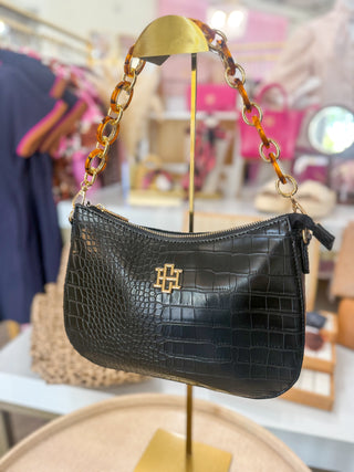 Black EC Charlee Crossbody | Caroline Hill