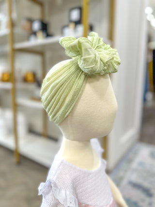 Honeydew Frilly Frou Ruffle Headband Bow