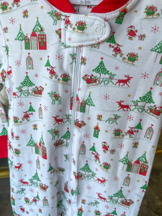 Baby Loren Christmas Footies