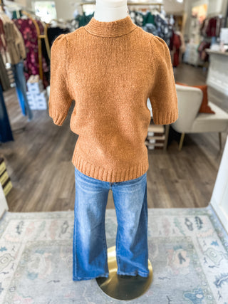 Macchiato Bow Cozy Knit Sweater