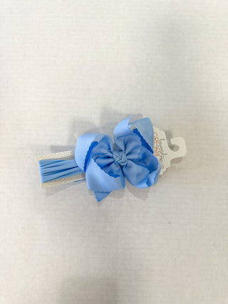 Millennium Blue XL Headband Bow