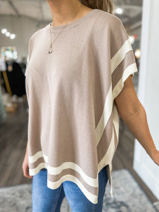 Coffee Shop Chic Latte Outline Details Top