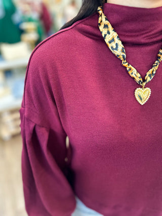 Ruby Essential Mock Neck Sweater