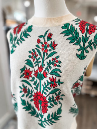 Christmas Meadow Sleeveless Vest