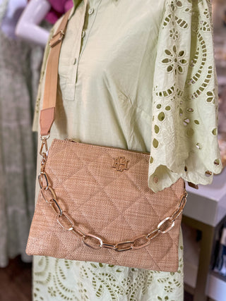 Natural Lattice Ariana Crossbody | Caroline Hill