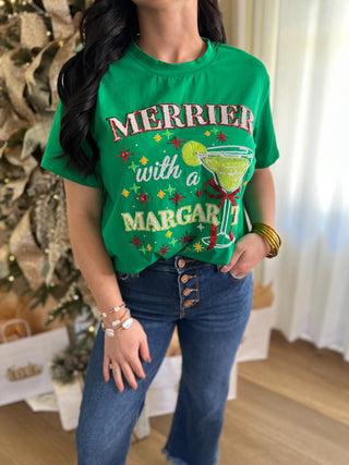 Merrier with a Margarita Sequin Luxe Top