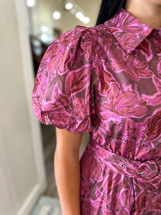 Wild Orchid Midi Dress