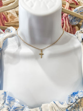 Gold Cross Necklace