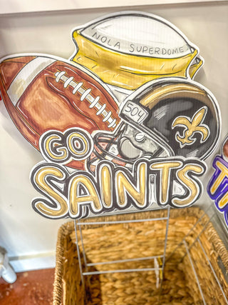 Geaux Saints Yard Sign