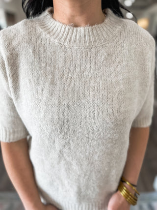 Oatmeal Timeless Ease Sweater Top