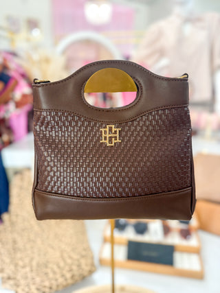 Chocolate BW Gwen Mini Bag | Caroline Hill