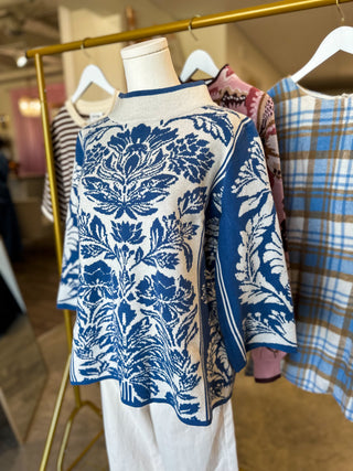 The Blue Willow Knit Sweater