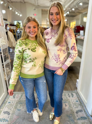 Sage Garden Grace Long Sleeve Sweater