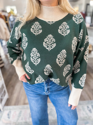 The Softest Season Hunter Green Sweater