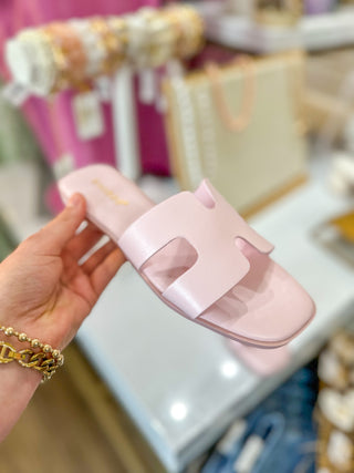 Baby Pink View Slip On Sandal