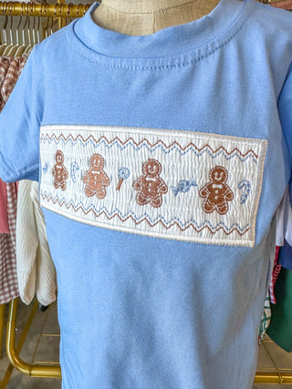 Set- Christmas Vintage Style Gingerbread Plaid Boys Pants Set