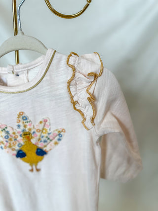 Floral Turkey One-Piece