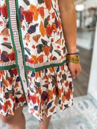 Pumpkin Sweet Pea Swing Dress