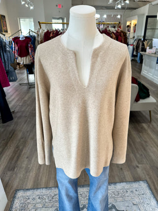 Oatmeal Chic & Elegant Sweater