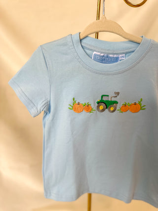 Pumpkin Embroidery Shirt