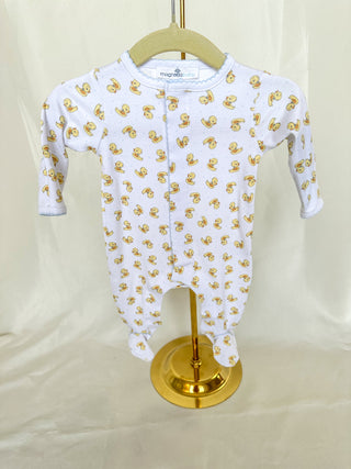 Light Blue Darling Ducklings Footie