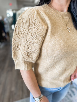 Butter Textured Threads Sweater Top