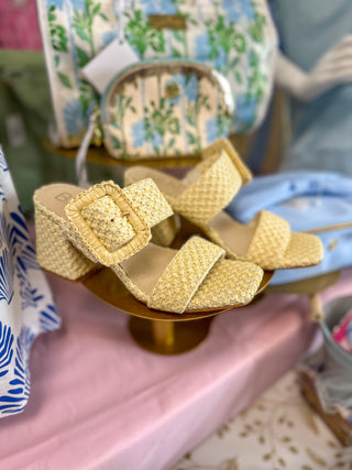 French Vanilla Lucy Buckle Heel